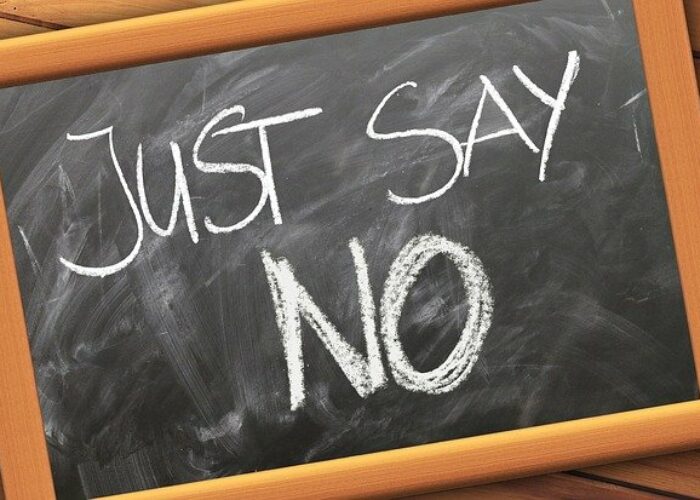 just say no